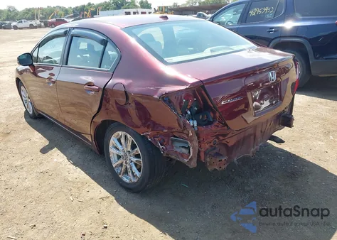 2012 Honda Civic Ex-L from USA, damaged, VIN 19XFB2F9XCE045125